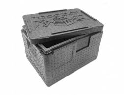 Термобокс пенополипропиленовый с крышкой StP Normal 18 л, 40 кг/м3