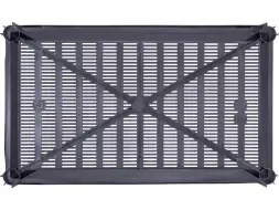 Ящик пластиковый перфорированный, 500x300x120 мм, 18 л, черный [121]