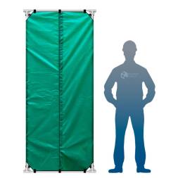 Дачная душевая кабина «РОСА» зеленого цвета без бака