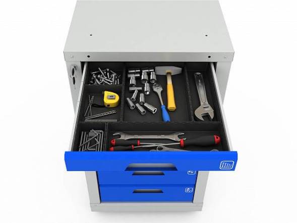 Тумба инструментальная модульная ДВК WOKER PRO 01 S